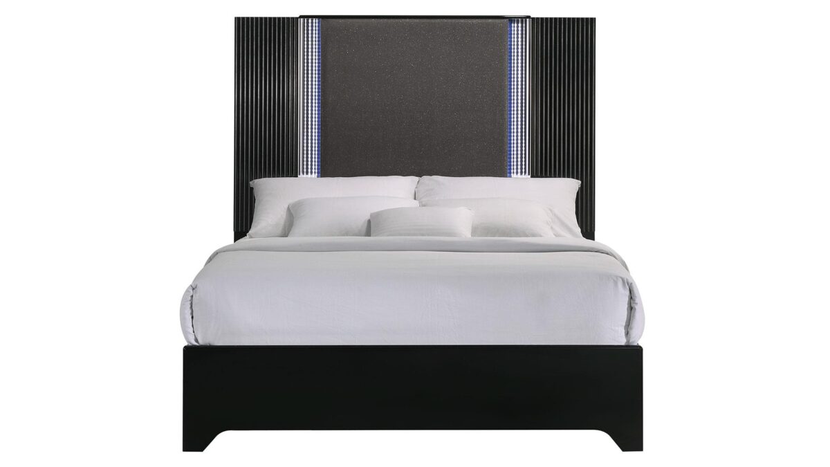 aspen black bed