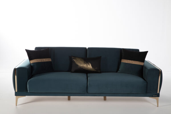 carlino green sofa