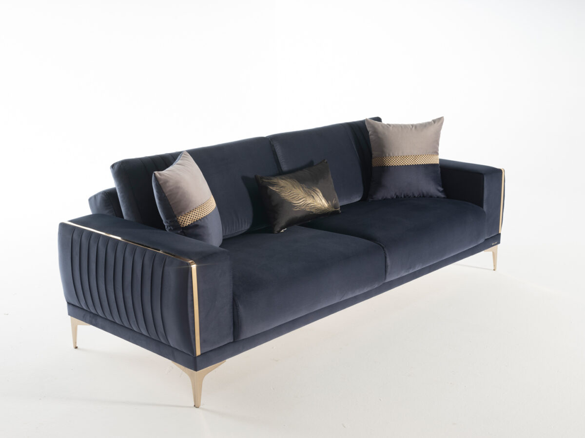 carlino navy sofa