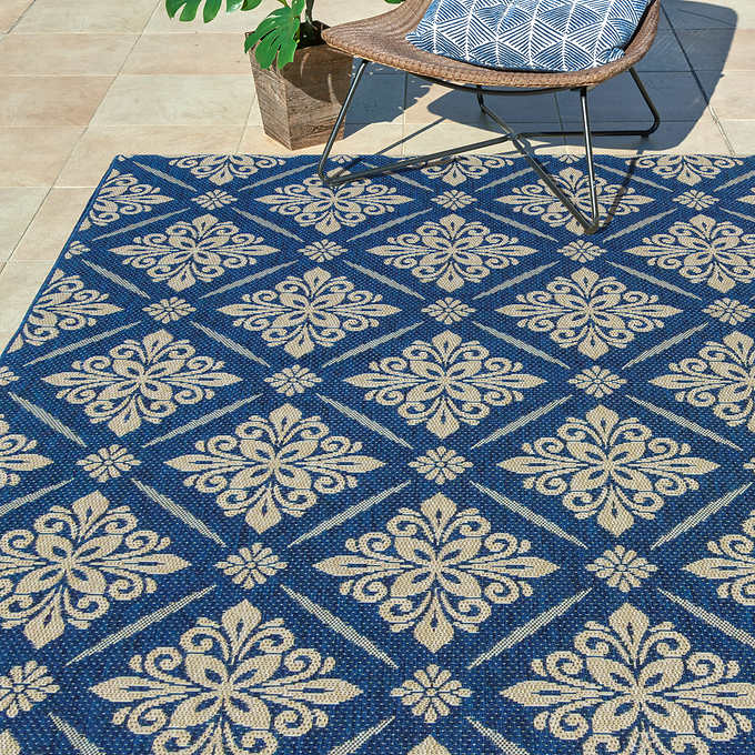 Indoor/Outdoor Blue Rug from Studio by Brown Jordan, Anton Depo House