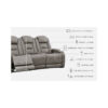 The Man-Den Triple Power Reclining Sofa-4