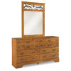 Bittersweet 6 Drawer Dresser and Mirror-2