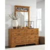 Bittersweet 6 Drawer Dresser and Mirror-3