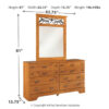 Bittersweet 6 Drawer Dresser and Mirror-4
