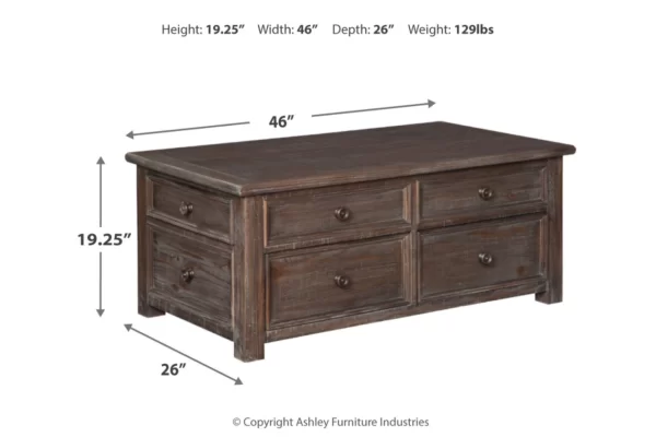 Wyndahl Coffee Table with Lift Top-4