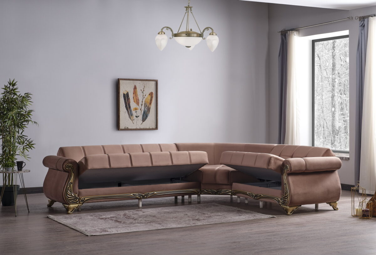 Karizma Sectional Soft 22 Brown (18)