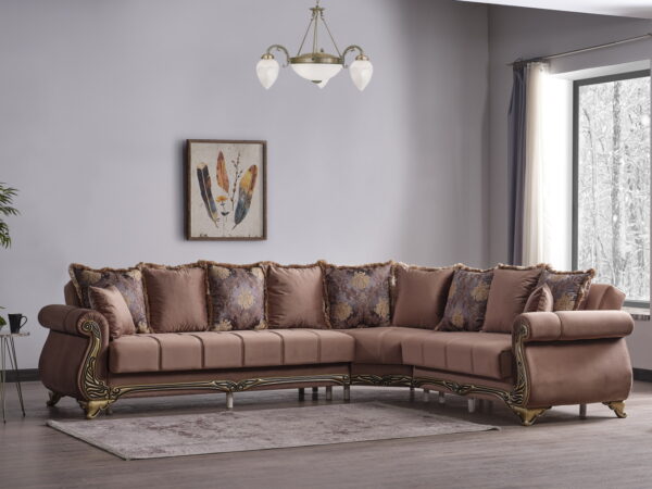 Karizma Sectional Soft 22 Brown (20)