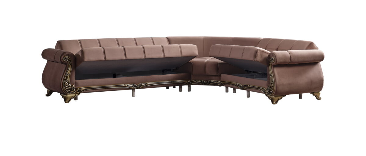 Karizma Sectional Soft 22 Brown (22)