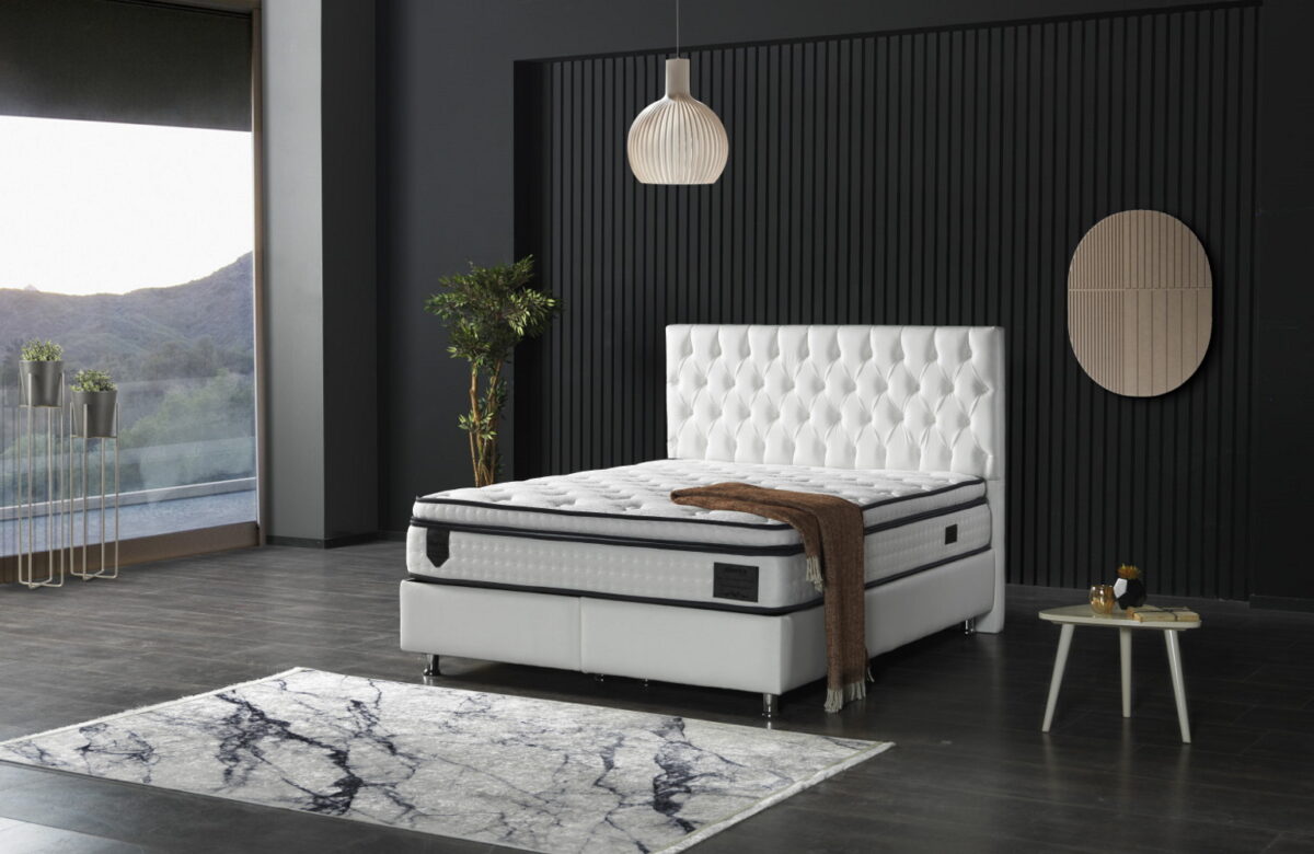 Nevada White Storage Bed (3)