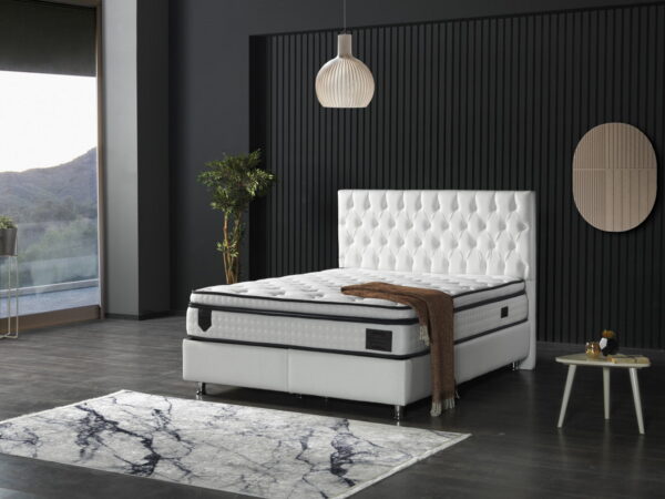 Nevada White Storage Bed (3)