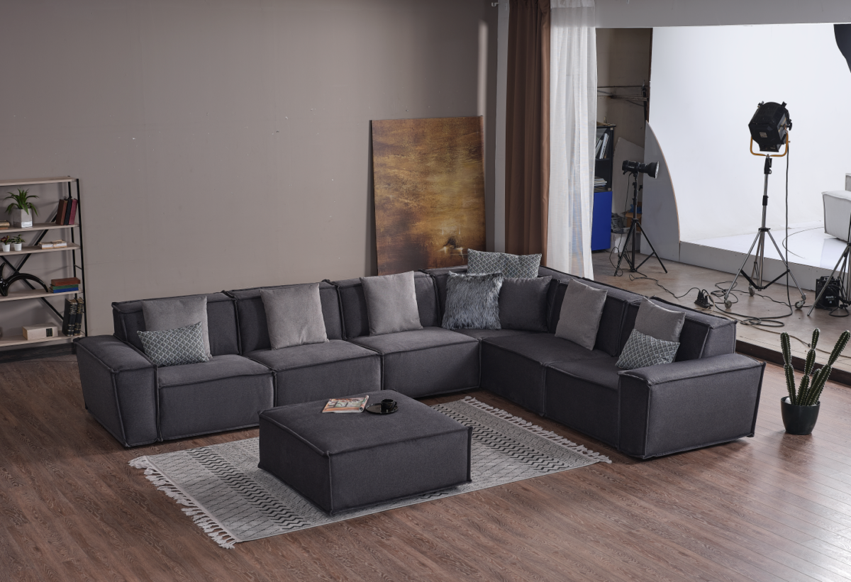 Padova Grey Sectional (1)