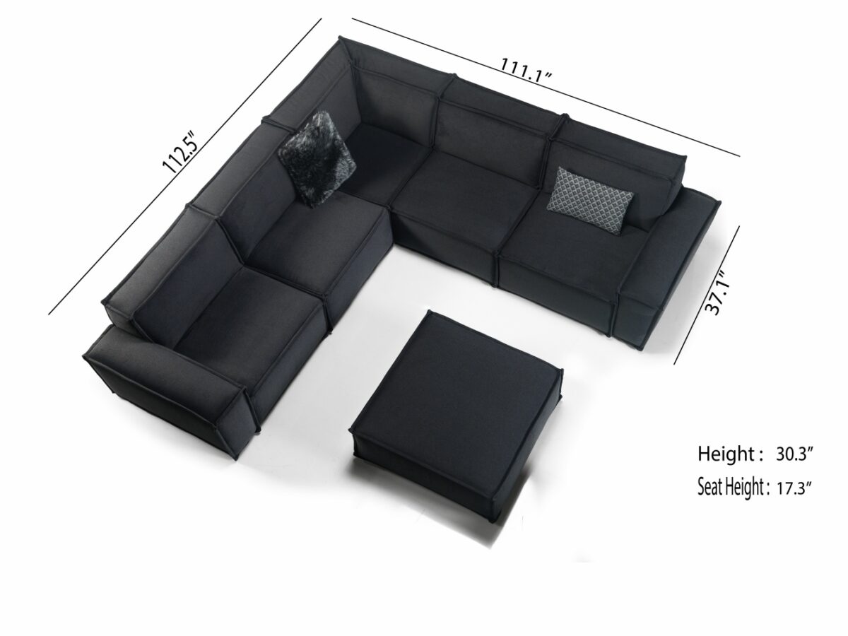 Padova Grey Sectional (41)