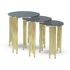 Renga Gold Nesting Table